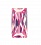 Багет 10 * 12 (розовый) фианит