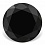 Круг 2,5 мм (чёрный) фианит