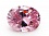 Овал 5*7 мм (розовый) фианит