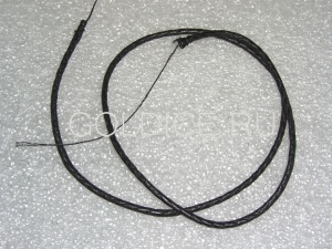 Шнурок кожан. 67см d=6,0мм (плетенный чёрный)