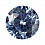 Круг 2,75 мм (синий)terbium#18 фианит