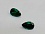 Груша 6*9 мм  (зеленый) terbium#23 фианит