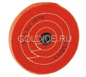 Круг полировальный красный (большой) d-150 мм